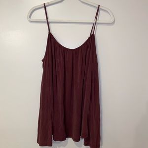 NEVER WORN Open Shoulder Flowy Top